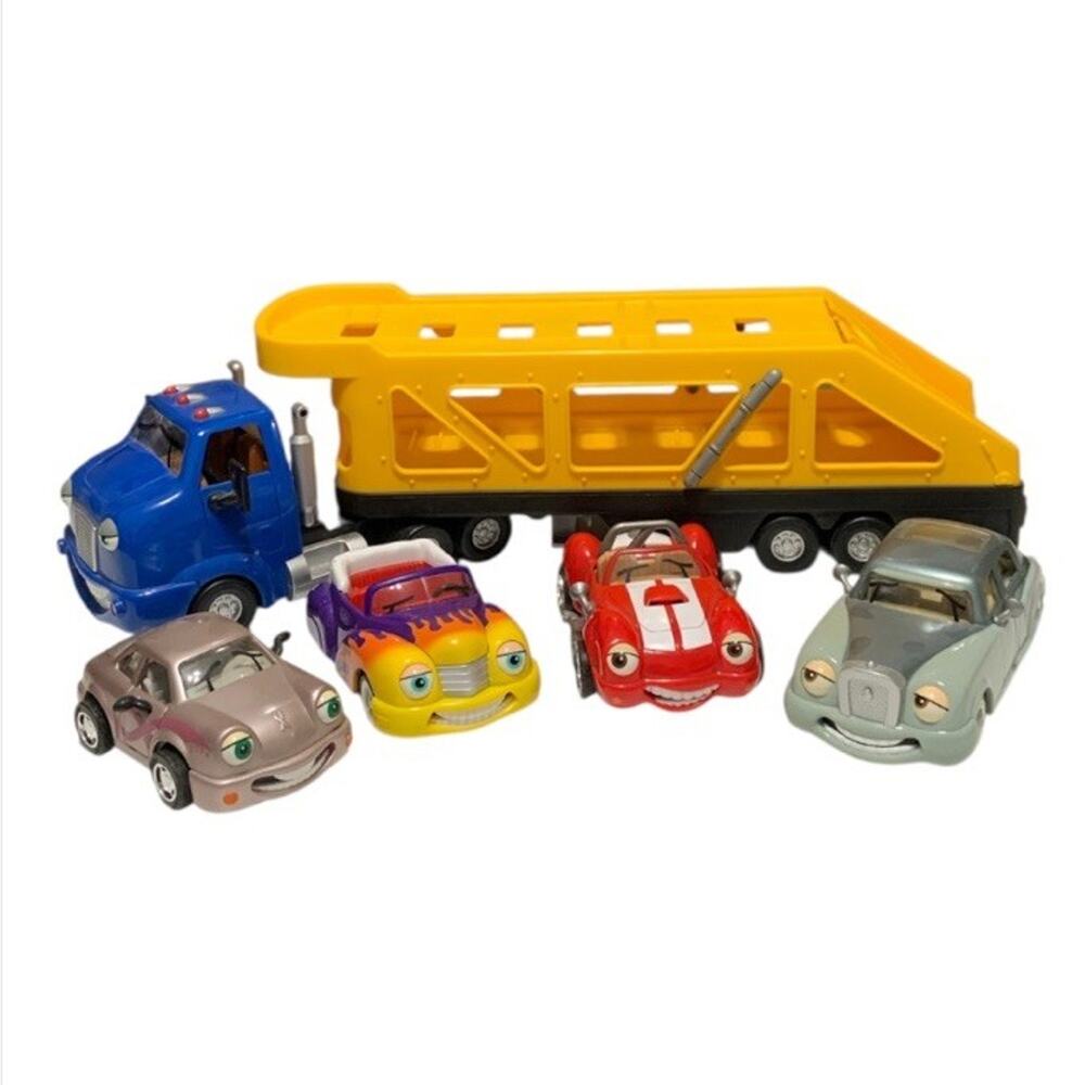 Chevron Techron Cars And Car Hauler Truck Trailer 1998